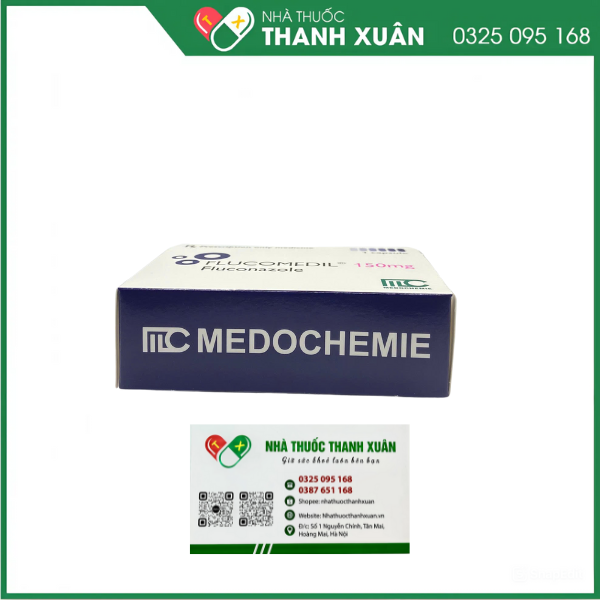 Thuốc Flucomedil 150mg điều trị nhiễm nấm Candida